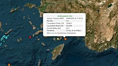 Terramoto de 5,8 na escala de Richter no mar a norte de Rodes