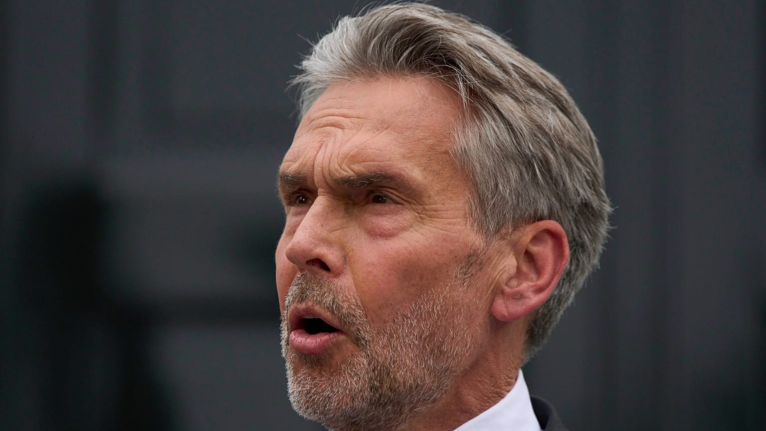Dutch Prime Minister Dick Schoof announced handing the resignation of the PVV party ministers in The Hague, 3 June, 2025