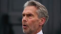 Dutch Prime Minister Dick Schoof announced handing the resignation of the PVV party ministers in The Hague, 3 June, 2025