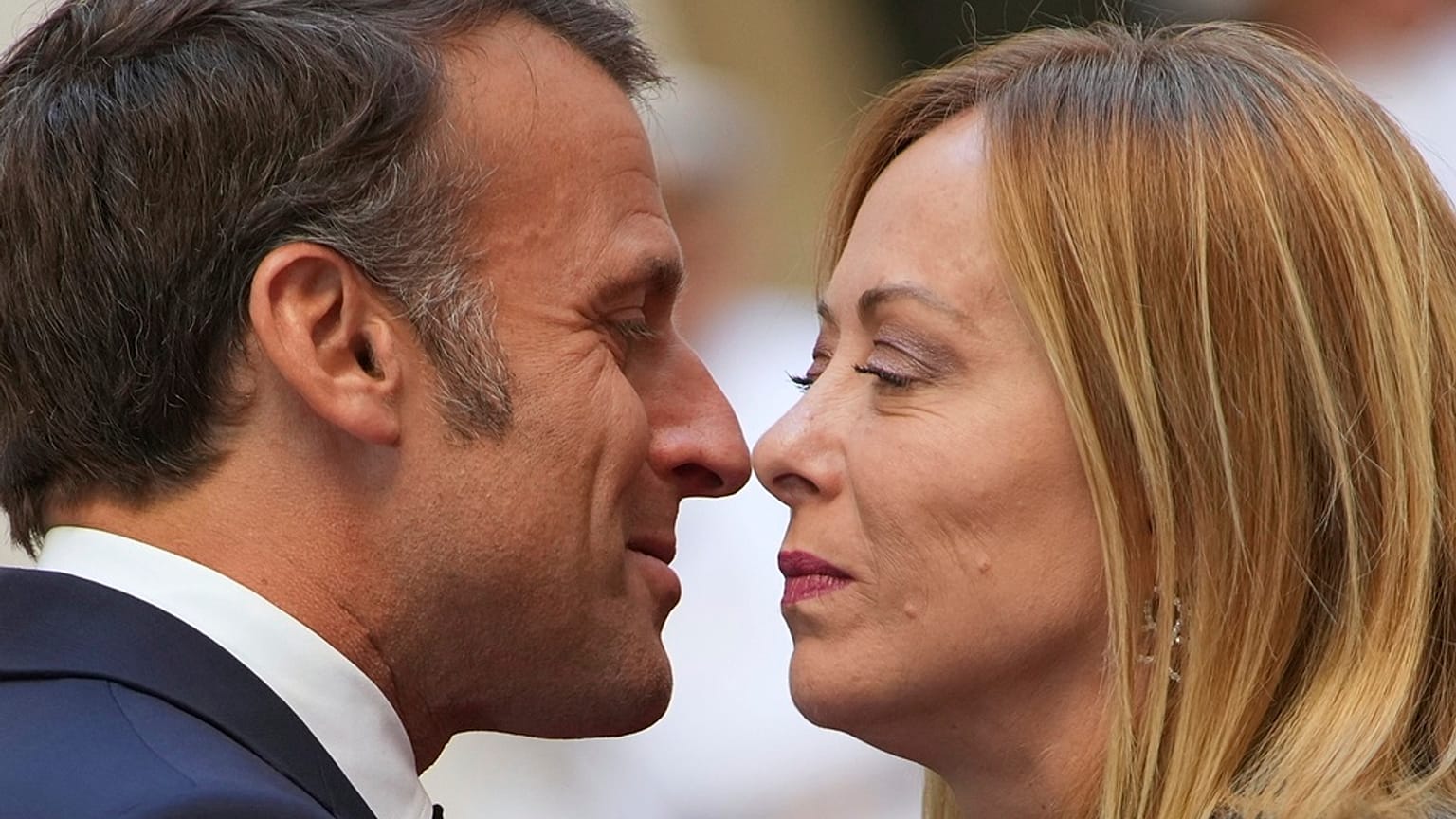 Μακρόν και Μελόνι στη Ρώμη, 3 Ιουνίου 2025