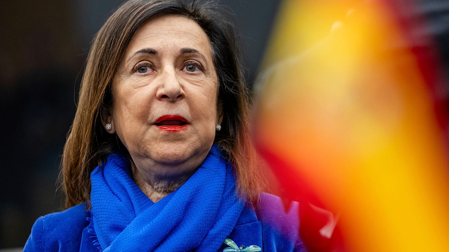 Margarita Robles, durante una conferencia.