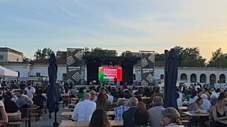 L'evento del comitato per il referendum sulla cittadinanza a Roma, 2 giugno 2025