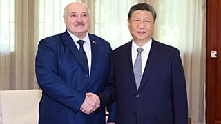 Alexandre Loukachenko et Xi Jinping