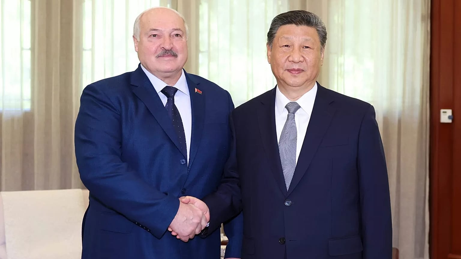 Alexander Lukashenko e Xi Jinping