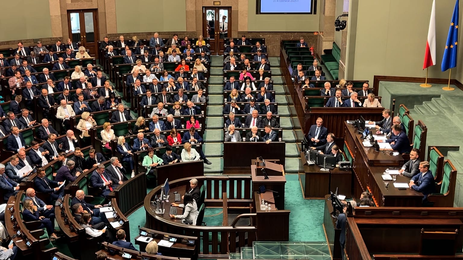 Posiedzenie Sejmu, sala plenarna, Warszawa 3 czerwca 2025 r.
