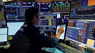 Tüccar Leon Montana, 3 Haziran 2025 Salı günü New York Borsası'nda çalışıyor. 