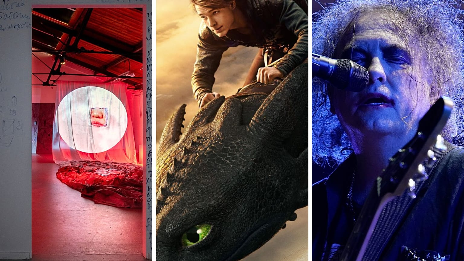 Natalia Papaeva's 'The Year I Decided to Become My Own Moon', 2024; 'How to Train Your Dragon'; Robert Smith of The cure. 