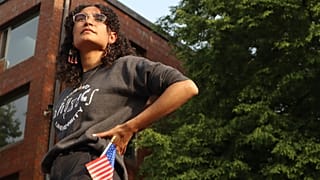 Una estudiante de Harvard.