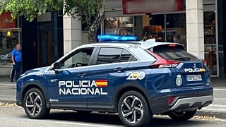 Un coche de la Policía Nacional.