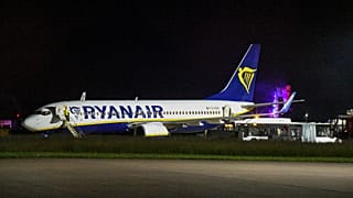 Самолет авиакомпании Ryanair (Иллюстрация)