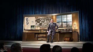 Concept art of the Audio-Animatronic Walt Disney. 