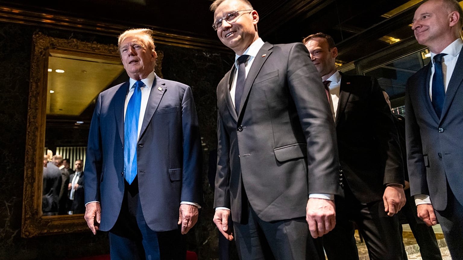 Andrzej Duda z wizytą u Donalda Trumpa, 2024