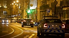 Patrulhamento da polícia em Lisboa
