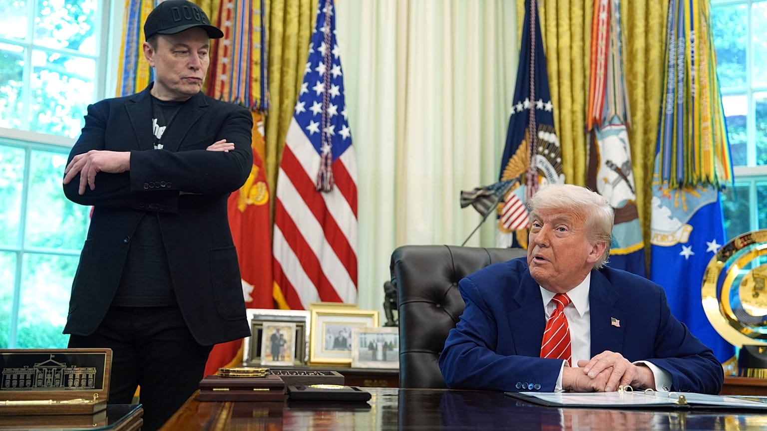 Elon Musk i Donald Trump