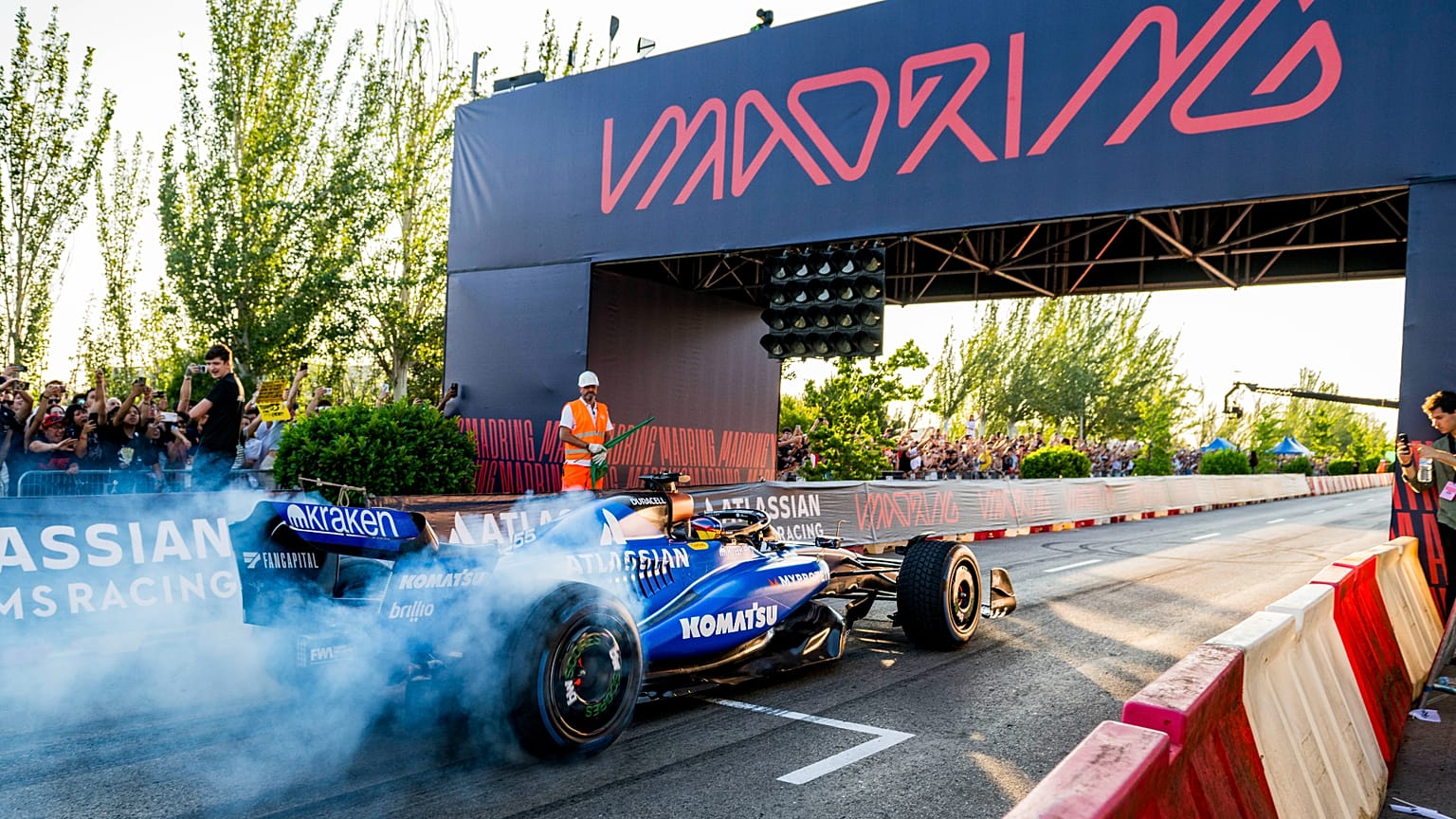Carlos Sainz Jr. inaugura el Madring.