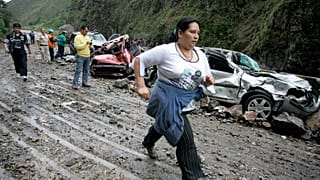 Foto di archivio. Terremoto in Colombia.