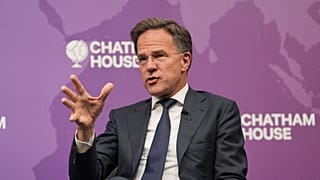 NATO Secretary General Mark Rutte gives a speech at Chatham House in London, 9 June, 2025