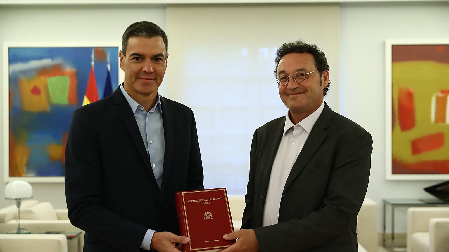 El presidente del Gobierno de España, Pedro Sánchez recibe al fiscal general del Estado, Álvaro García Ortiz en La Moncloa (06/09/2022) 