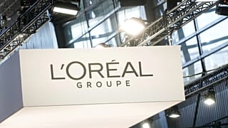The l'Oreal logo is seen at the Vivatech show in Paris in Paris, France. 14 June 2023.