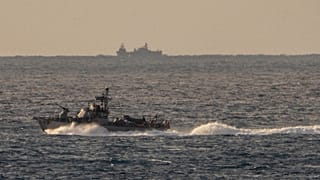 Ένα σκάφος του ισραηλινού πολεμικού ναυτικού περιπολεί στη Μεσόγειο Θάλασσα, Ισραήλ, Σάββατο 21 Σεπτεμβρίου 2024. 