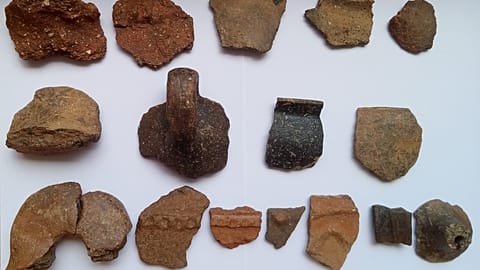Selection of shells of various categories of vases of the Final Neolithic period