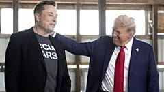 Elon Musk y Donald Trump durante su etapa amistosa.