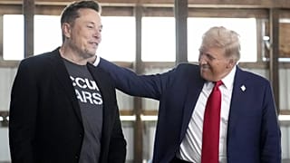 Elon Musk y Donald Trump durante su etapa amistosa.
