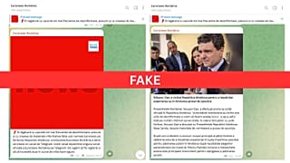 Un compte Telegram se faisant frauduleusement passer pour Euronews diffuse de fausses informations sur la Roumanie et la Moldavie.