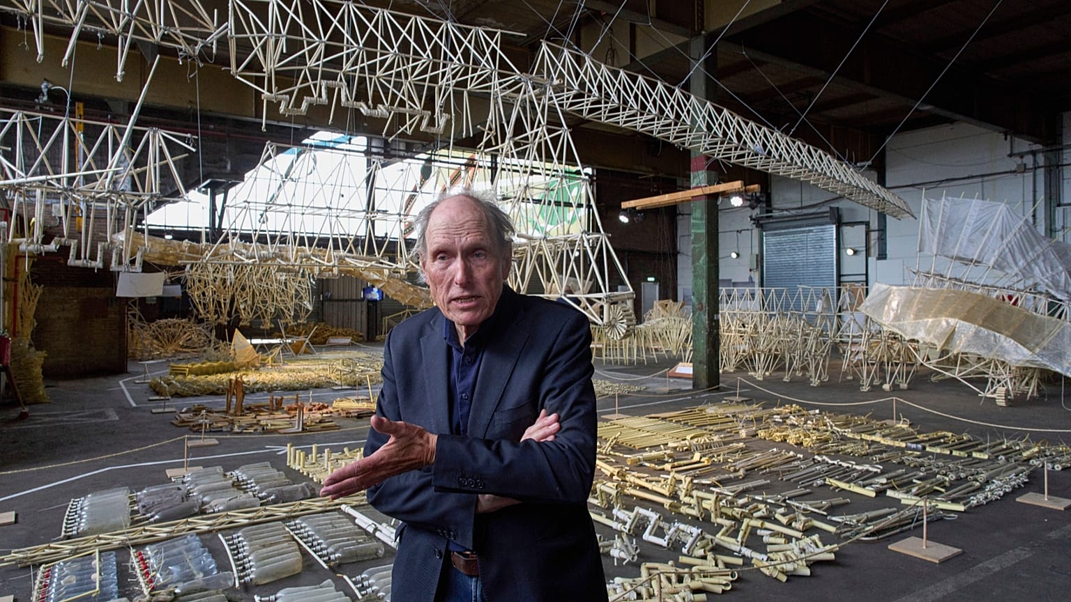 Theo Jansen’s beach beasts immortalised in exhibition