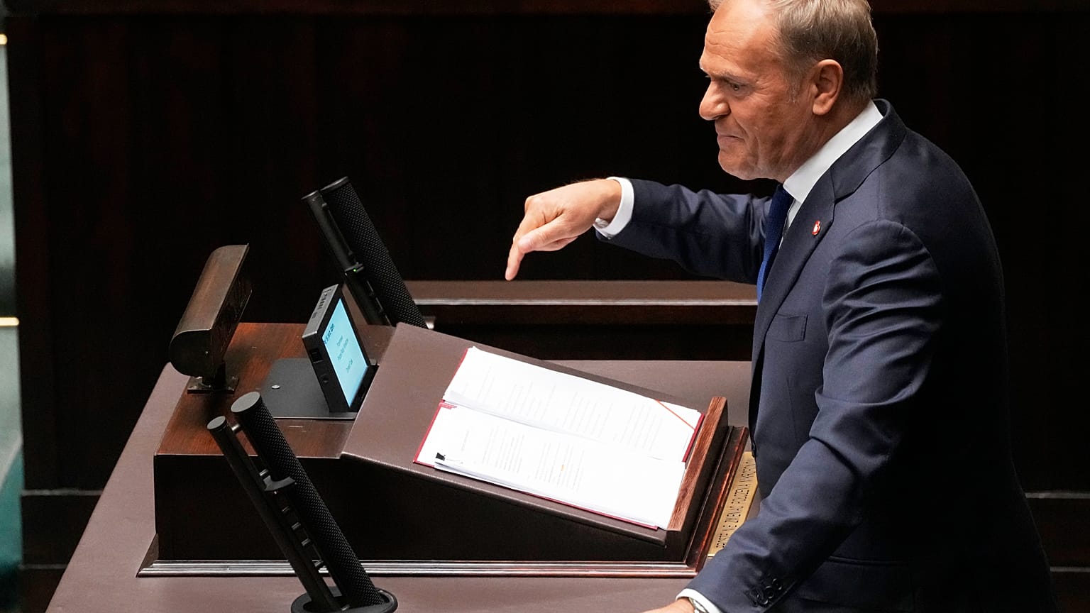 Primer ministro de Polonia, Donald Tusk.