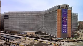 O edifício Berleymont da Comissão Europeia em Bruxelas