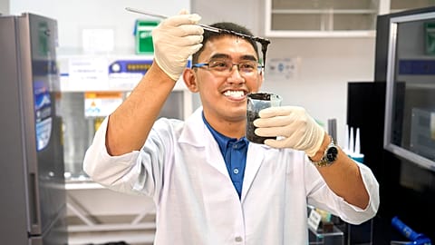 Filipino engineer Mark Bantugon has created a biodegradable aircraft sealant from Pili tree resin, offering a safer, sustainable alternative to toxic adhesives. 