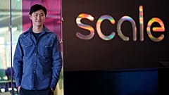 FILE - Scale AI founder and CEO Alexandr Wang poses for photos at the company's office in San Francisco, May 15, 2023.
