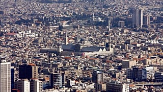 منظر عام لمدينة دمشق، سوريا