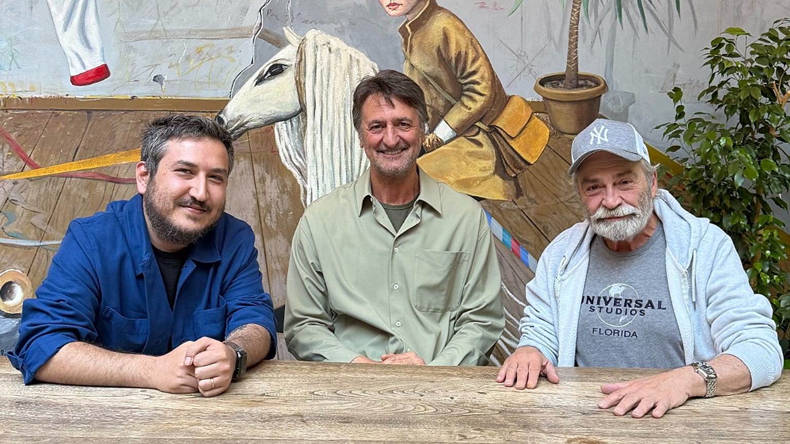 Feyyaz Yiğit, Muzafffer Yıldırım ve Haluk Bilginer.