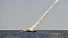  Iran's navy said Sunday it test-fired an advanced surface-to-air missile during a drill in international waters near the strategic Strait of Hormuz