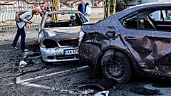 Последствия удара в Запорожье