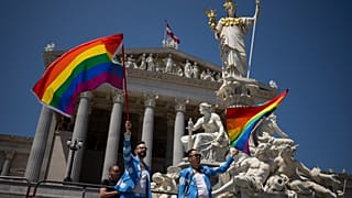 Desfile del orgullo LGBT en Viena. 
