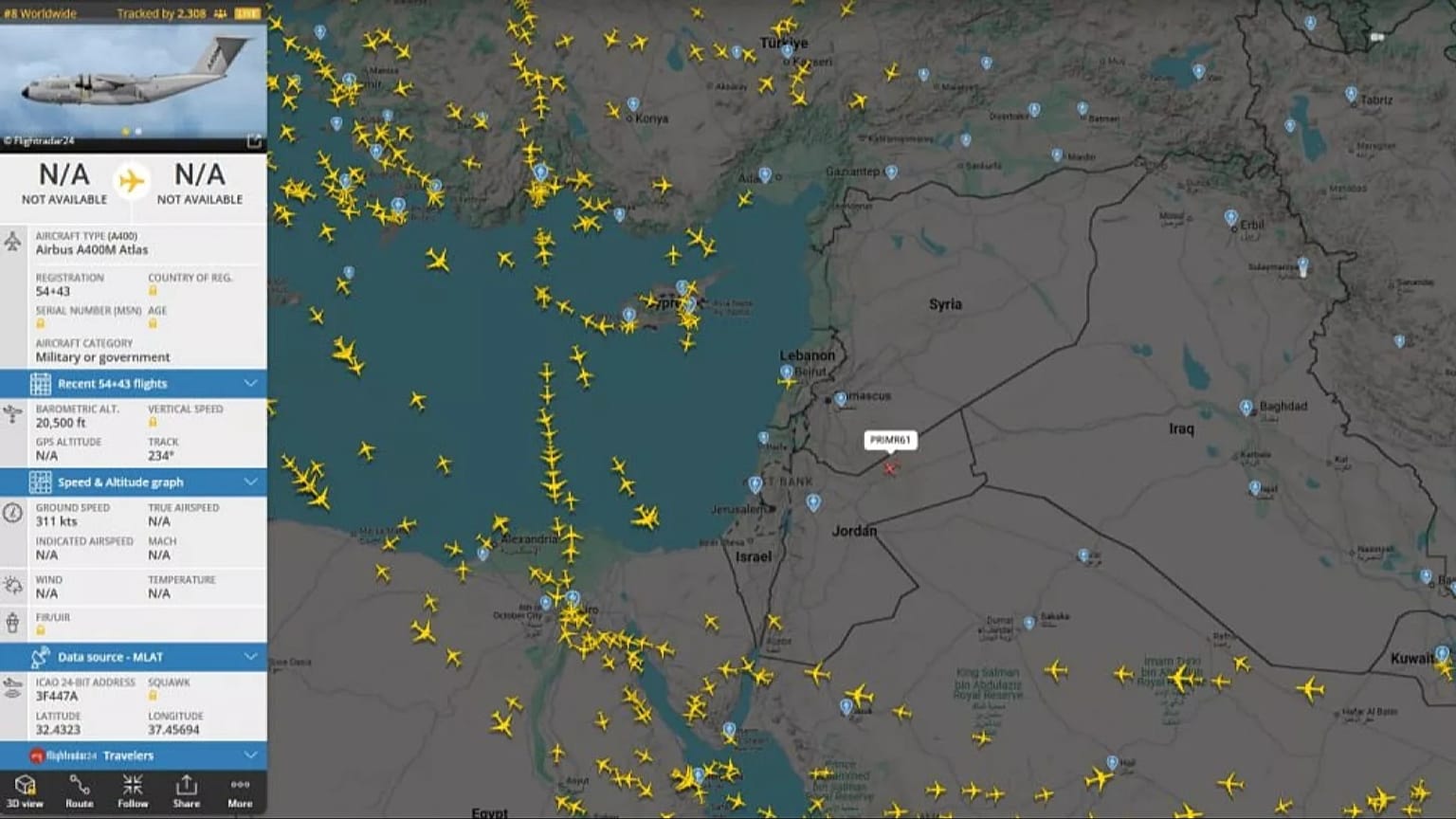 Verificación de datos: ¿Apoya la fuerza aérea alemana a las fuerzas israelíes contra Irán?