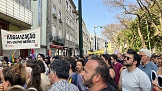 Protesto em Lisboa contra agressão de ator por grupo de extrema-direita