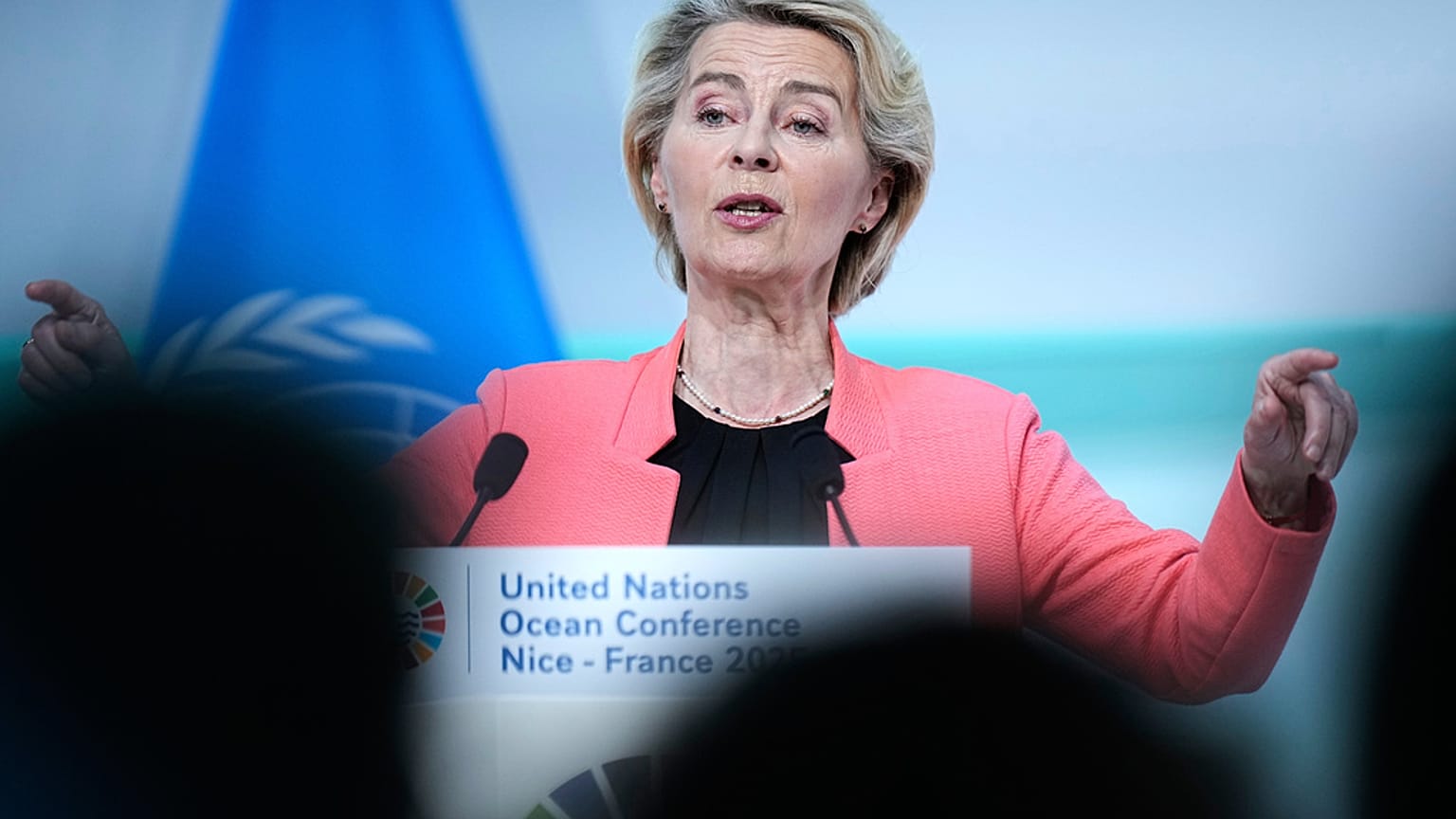 La presidente della Commissione Ue, Ursula von der Leyen