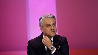 CEO of Renault Group, Luca de Meo, speaks at the Vivatech show in Paris, France, Wednesday, June 14, 2023.