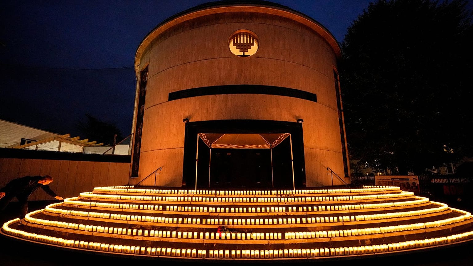 Uma sinagoga em Duesseldorf, Alemanha.