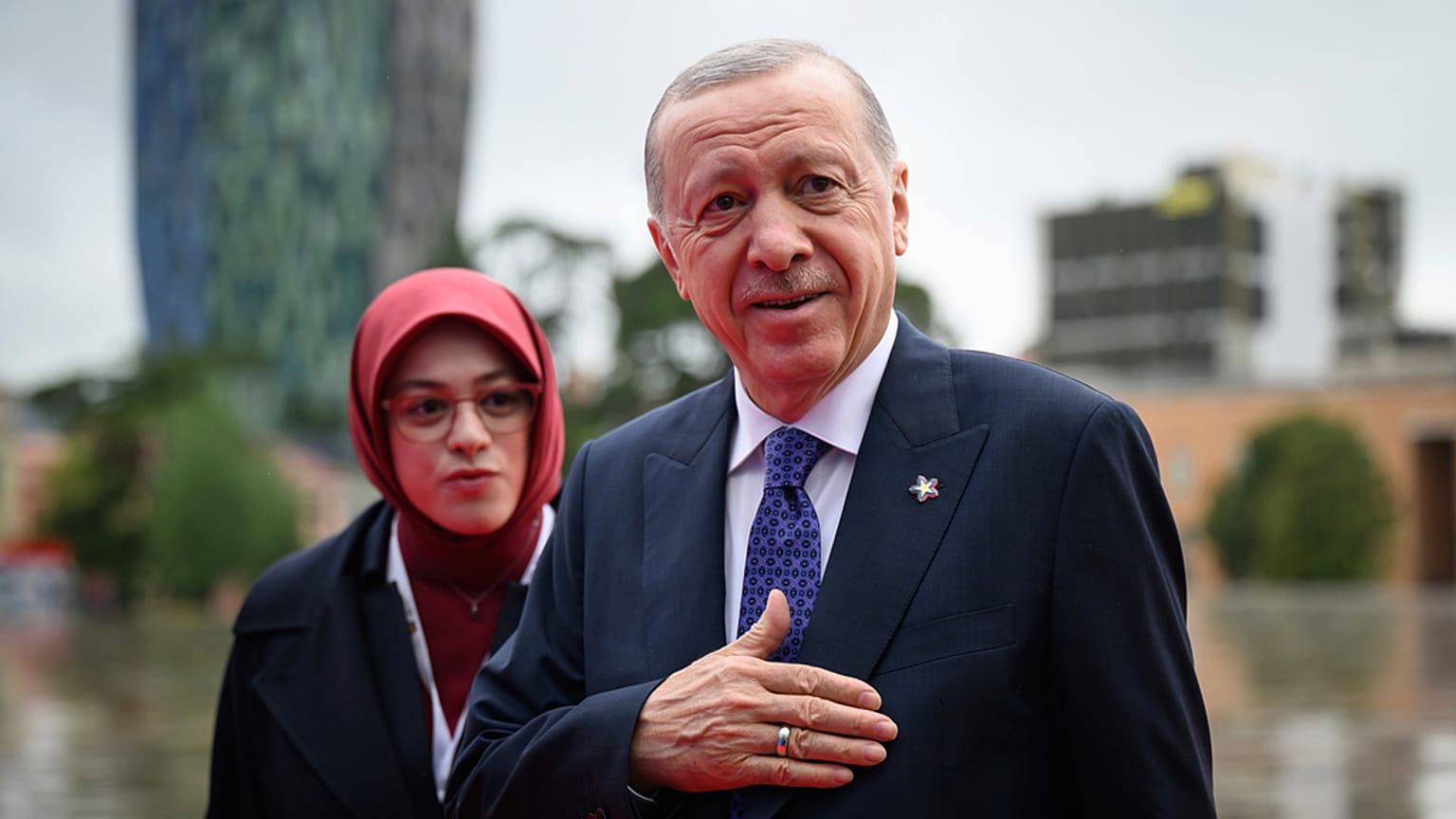 Cumhurbaşkanı Recep Tayyip Erdoğan, Arnavutluk'ta düzenlenen AB Zirvesi öncesinde Tiran'a vardı, 16 Mayıs 2025