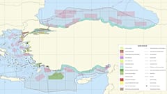 O τουρκικός χωροταξικός θαλάσσιος χάρτης