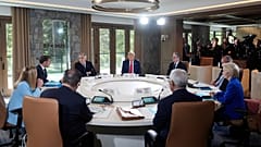 Przywódcy państw G7 podczas szczytu w Kanadzie.
