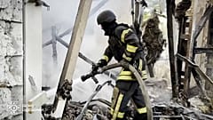 FOTO - Nachwirkungen russischer Drohnenangriffe auf die südliche Hafenstadt Odesa