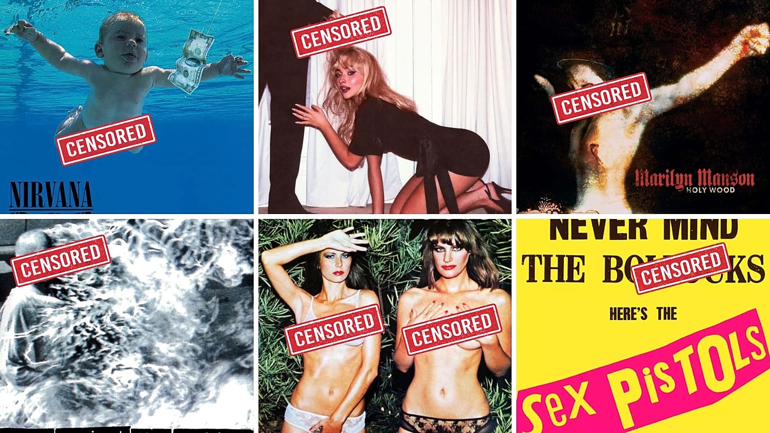 Quelles sont les 20 pochettes d'album les plus controversées de tous les temps ?