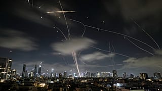 Akcióban az izraeli légvédelem Tel-Aviv felett