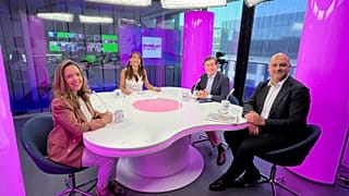 Mariana Correa com Marta Mucznik, Goncalo Lobo Xavier e Antonio Buscardini